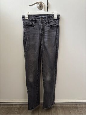 Nine West Washed Charcoal SLIM Straight Leg Jeans